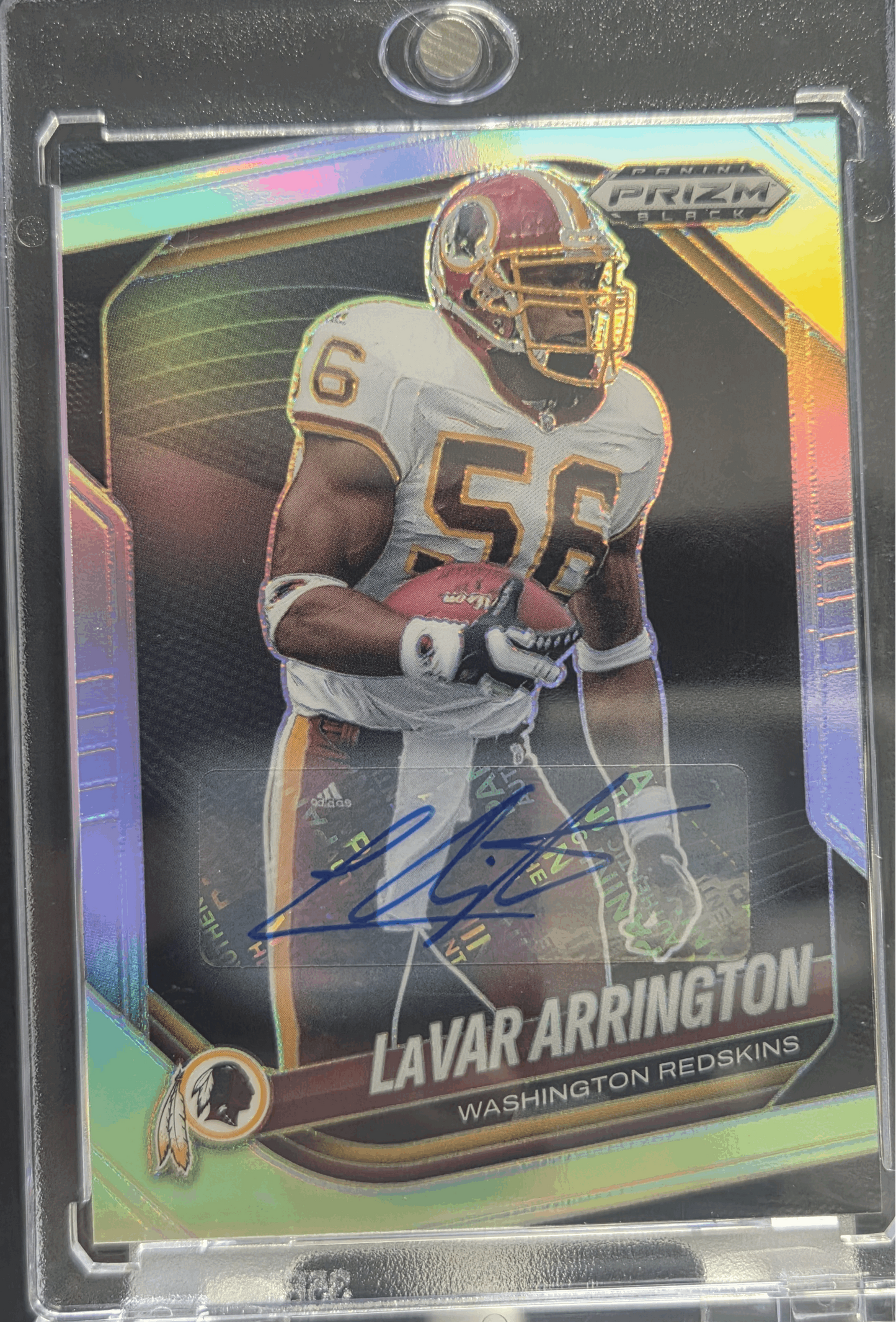 2025 Panini Prizm Black #150 LaVar Arrington Autograph