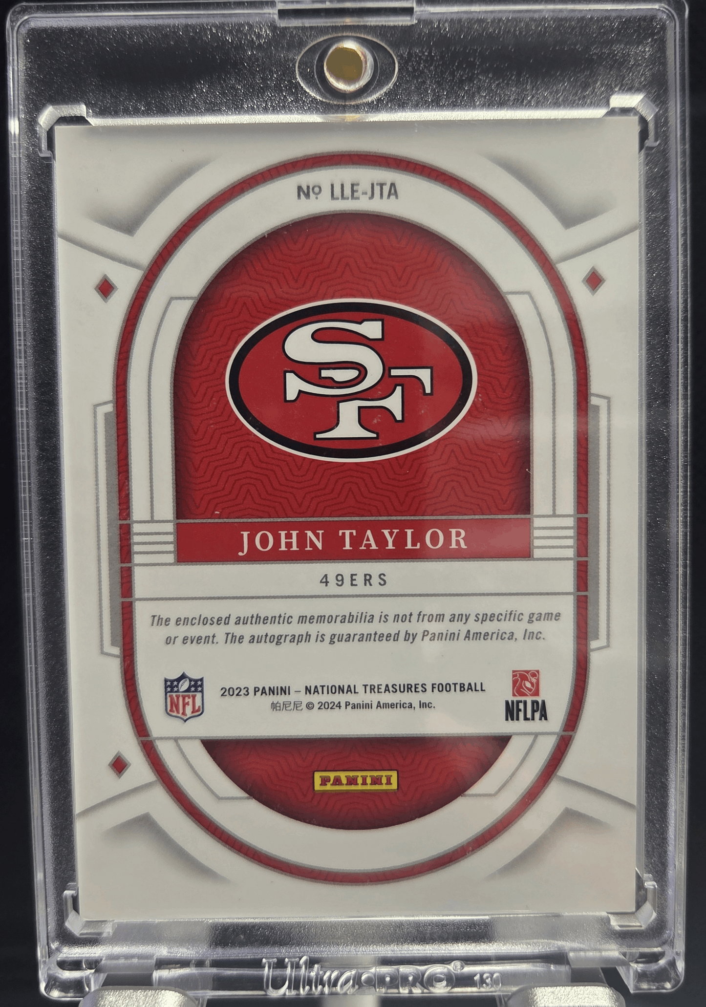 2023 Panini National Treasures Lasting Legacies Signatures #LLEJTA John Taylor #'D/25